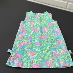 Lilly Pulitzer flamingo girls dress